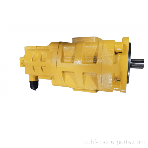 Pompa gear hidrolik ganda/pompa oli gear untuk XCMG